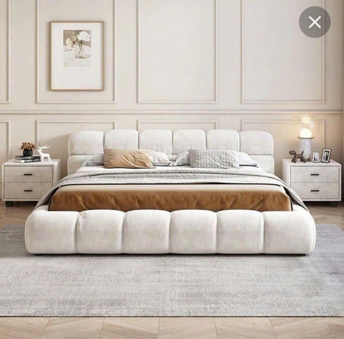 Giường bọc nệm là gì? Ưu điểm vượt trội so với giường gỗ truyền thống