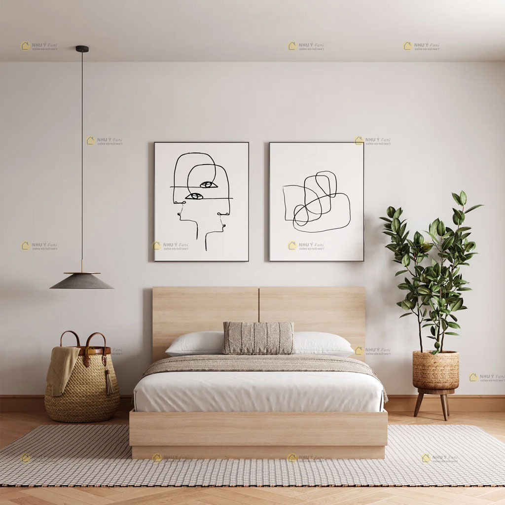 Giường MDF gỗ công nghiệp Như Ý Funi (2)