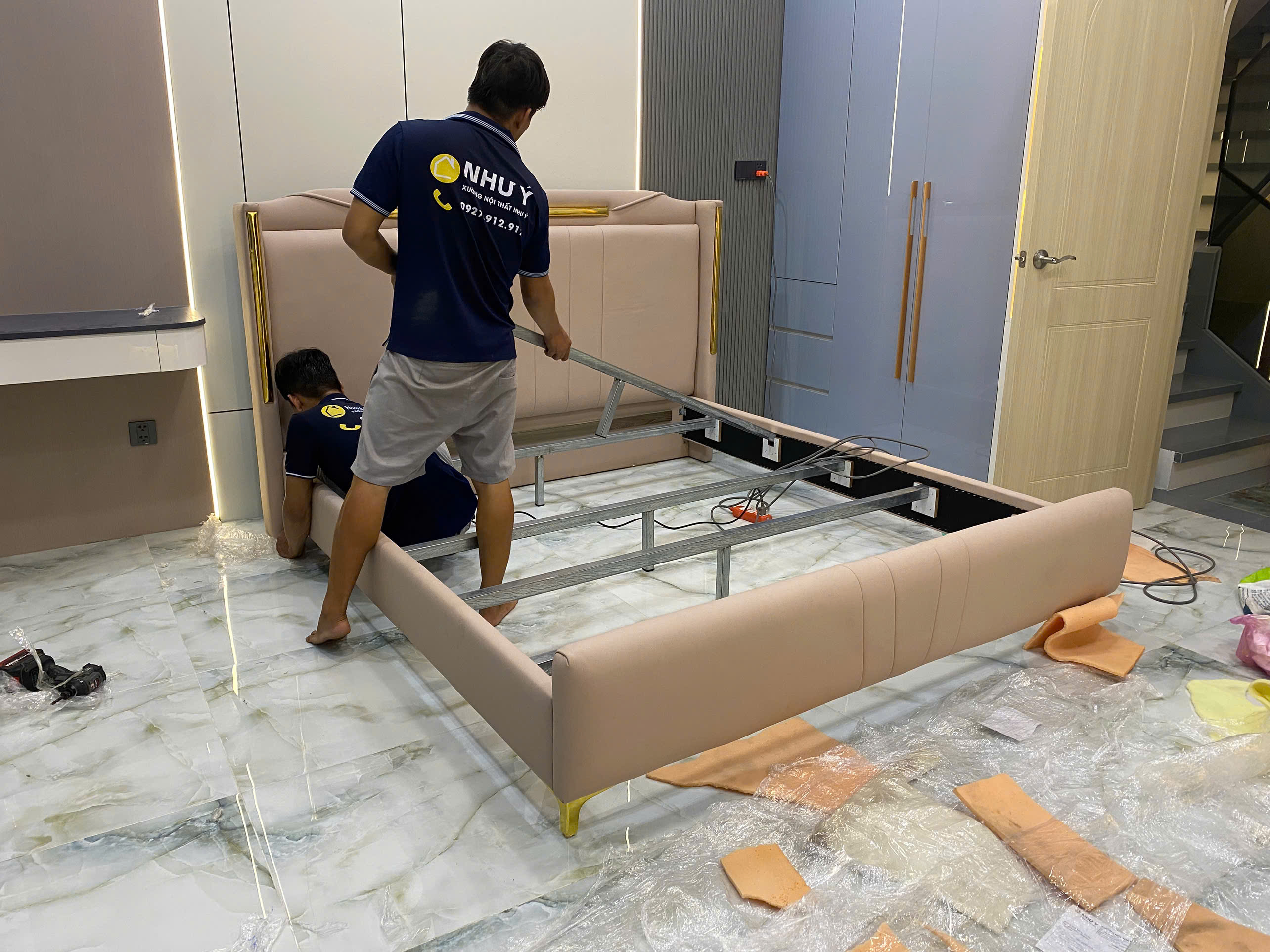 Giường Bọc Nệm  Hiện Đại NY-LX05