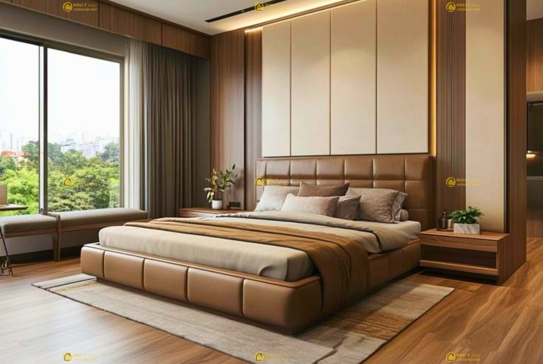 giường ngủ giá rẻ NHUYFUNI